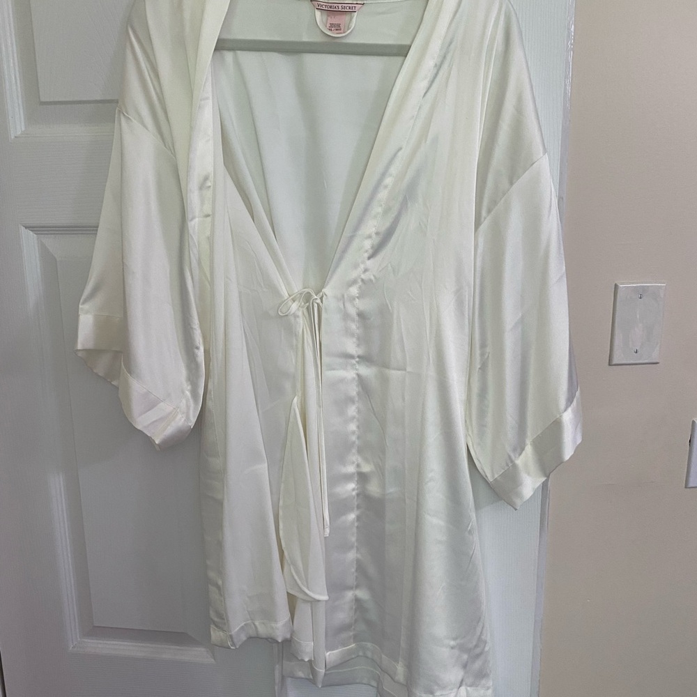 Victoria's Secret White Satin Garment